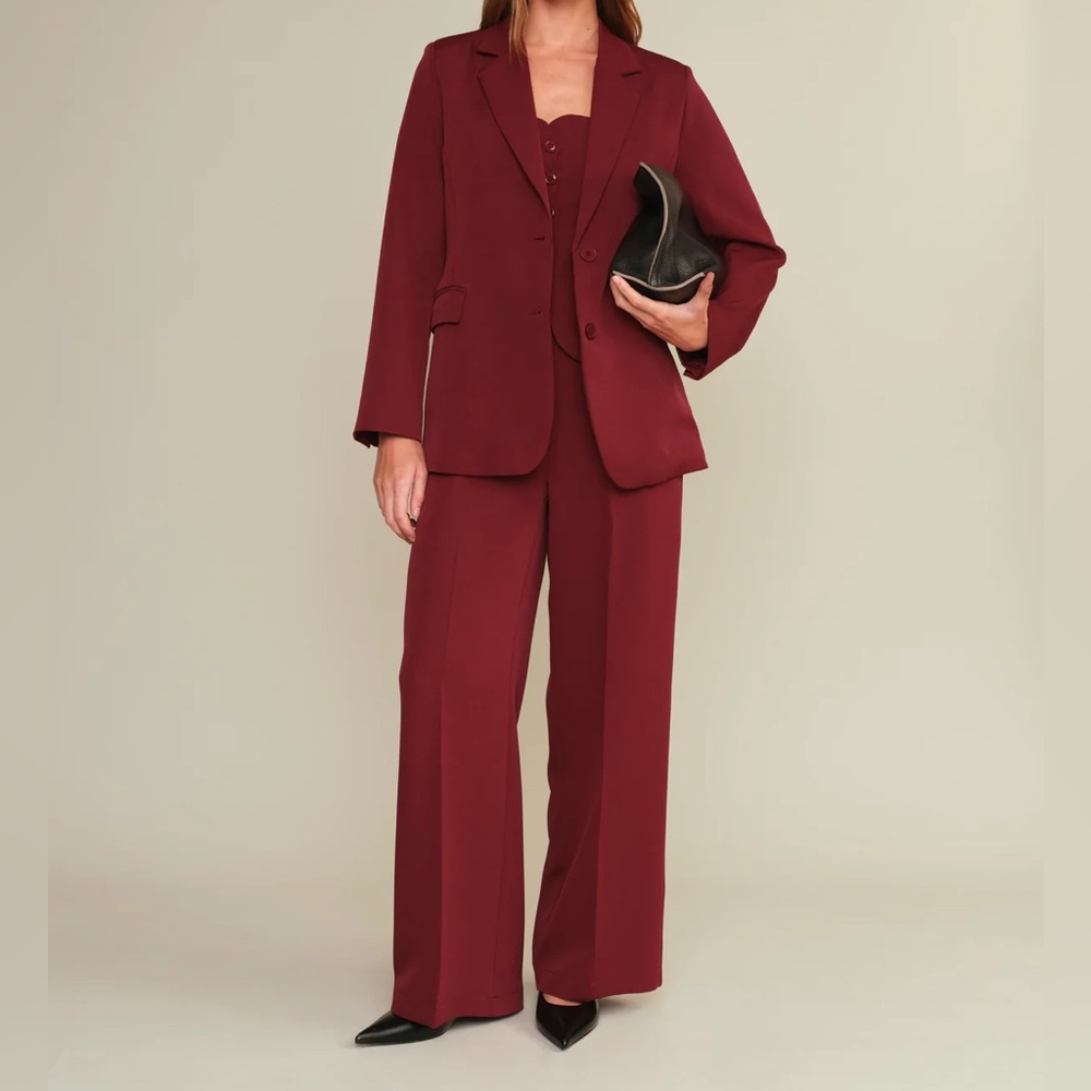 ALEX PANTS - Burgundy